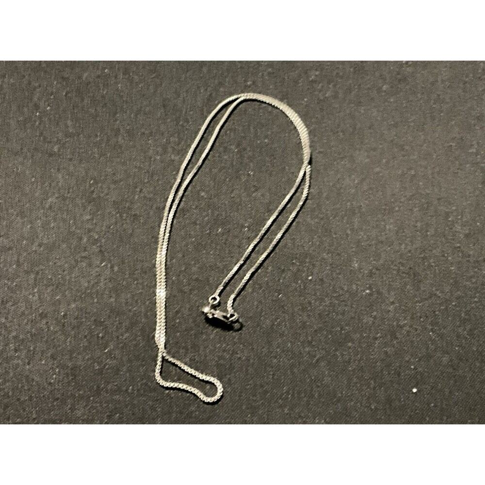 925 18in Silver Box Chain Necklace